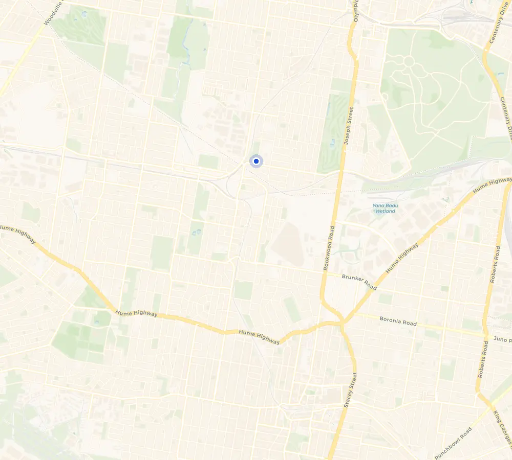 Map of the Regents Park service area and the surrounding South West, showing Regents Park and the nearby streets we cover.